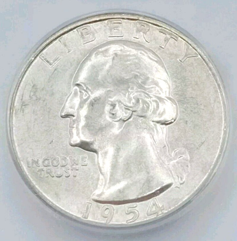 1954-D Washington Quarter ICG-MS66 HIGH GRADE HIGHG LUSTER - Image 3