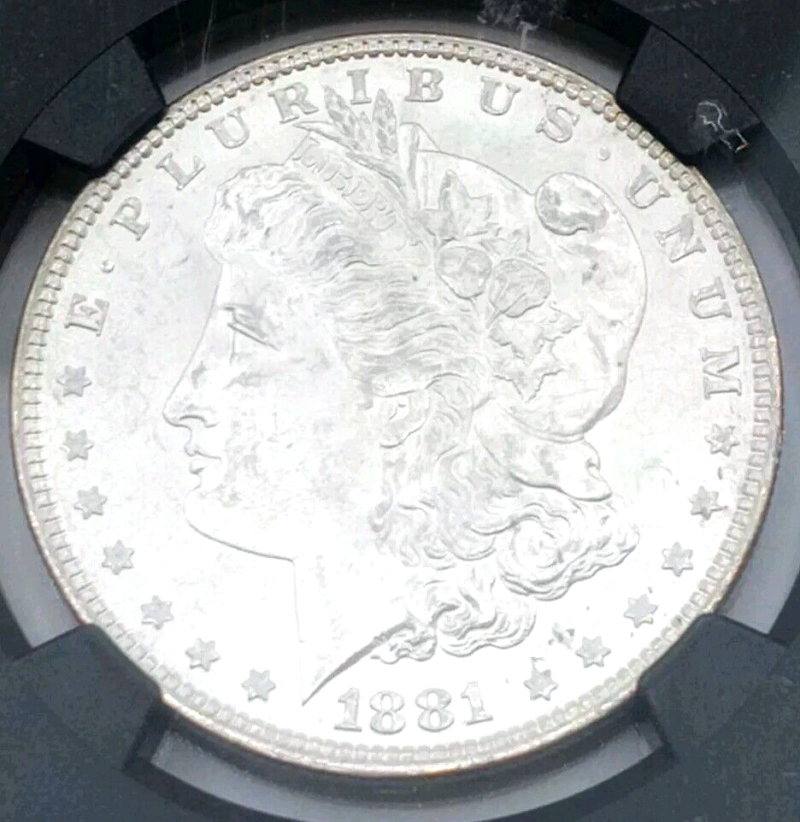 1881 Morgan Dollar Vaultbox-Series 5 NGC Mint State 9.3 - Image 3