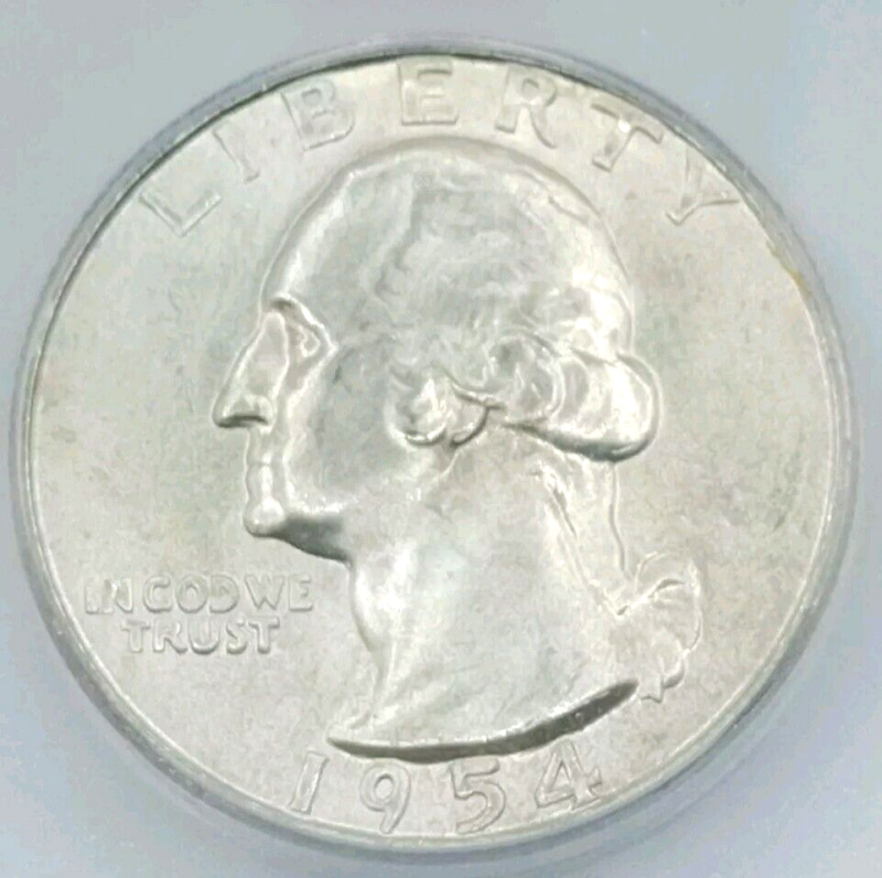 1954-D Washington Quarter ICG-MS66 HIGH GRADE BEAUTIFUL LUSTER!!! - Image 3