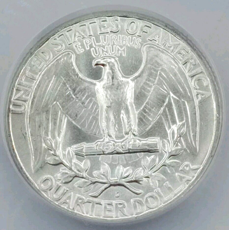 1963-D Washington Quarter ICG-MS66 HIGH GRADE!!! - Image 4