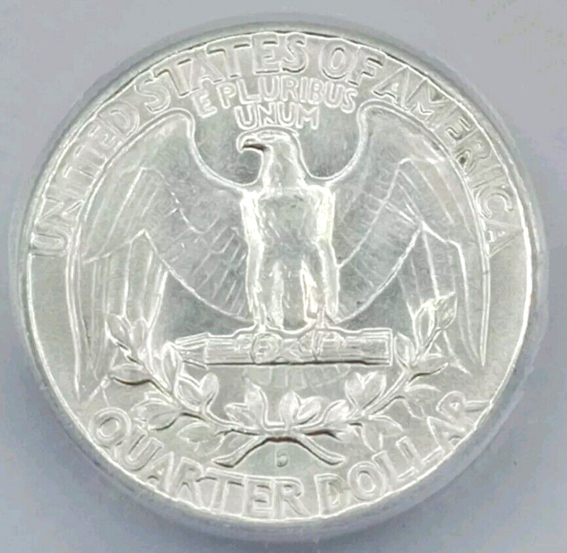 1963-D Washington Quarter ICG-MS66 HIGH GRADE LUSTROUS!!! - Image 4