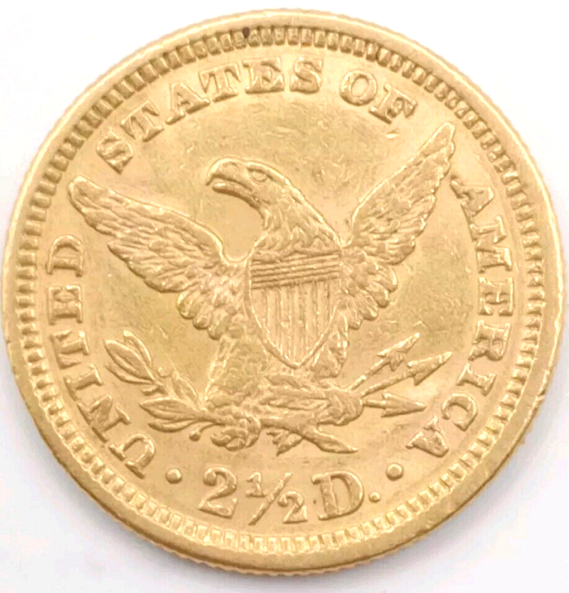 1888 Rare Liberty $2.5 Dollars Eagle Coin - Image 4